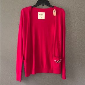 Hollister Pink Cardigan
